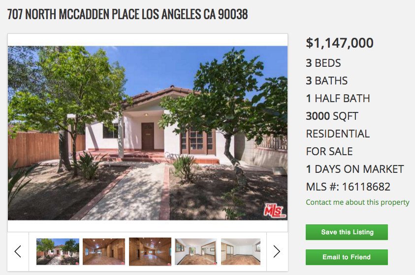 New Listing in Hancock Park!