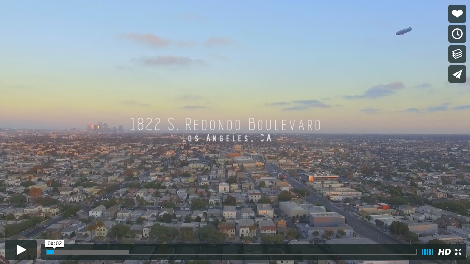 Drone footage of VUE Urban Homes