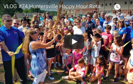 VLOG #74  Huntersville Happy Hour Rotary Garden at Grand Oak Elementary School
