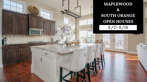 Maplewood & South Orange Open Houses - Sat & Sun, 8/17-8/18