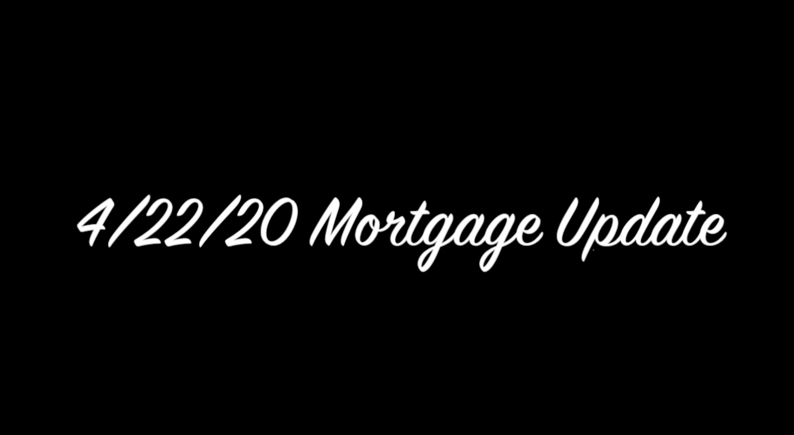 4/22/20 Mortgage Update w/ my guest Cathy Haddad of Atlantic Home Loans