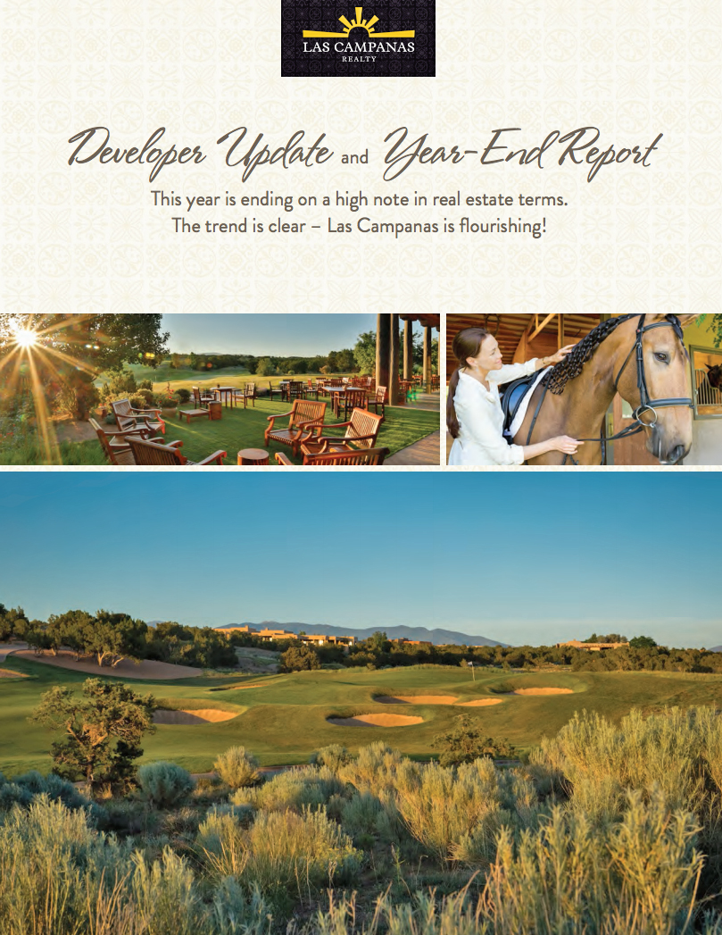 Las Campanas – Developer Update & Year End Report
