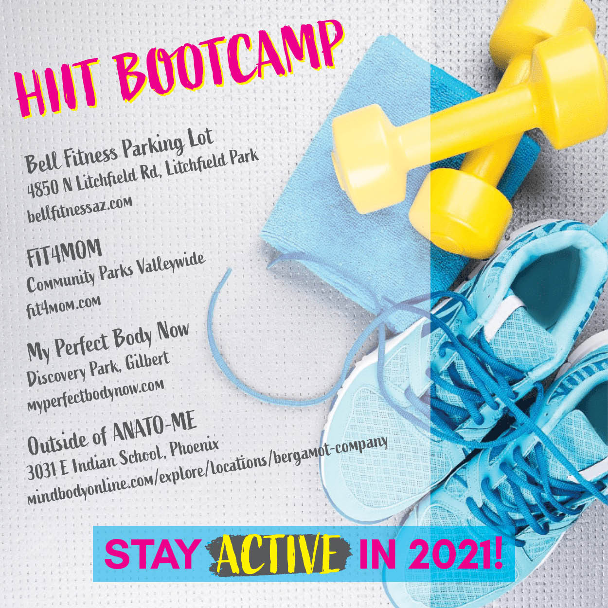 Ideas for staying active in 2021