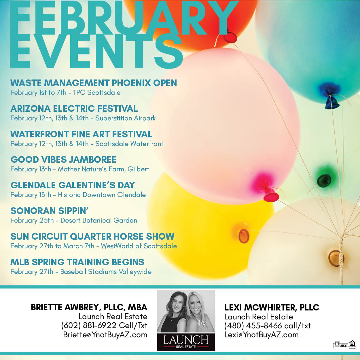 February 2021 Events Valleywide