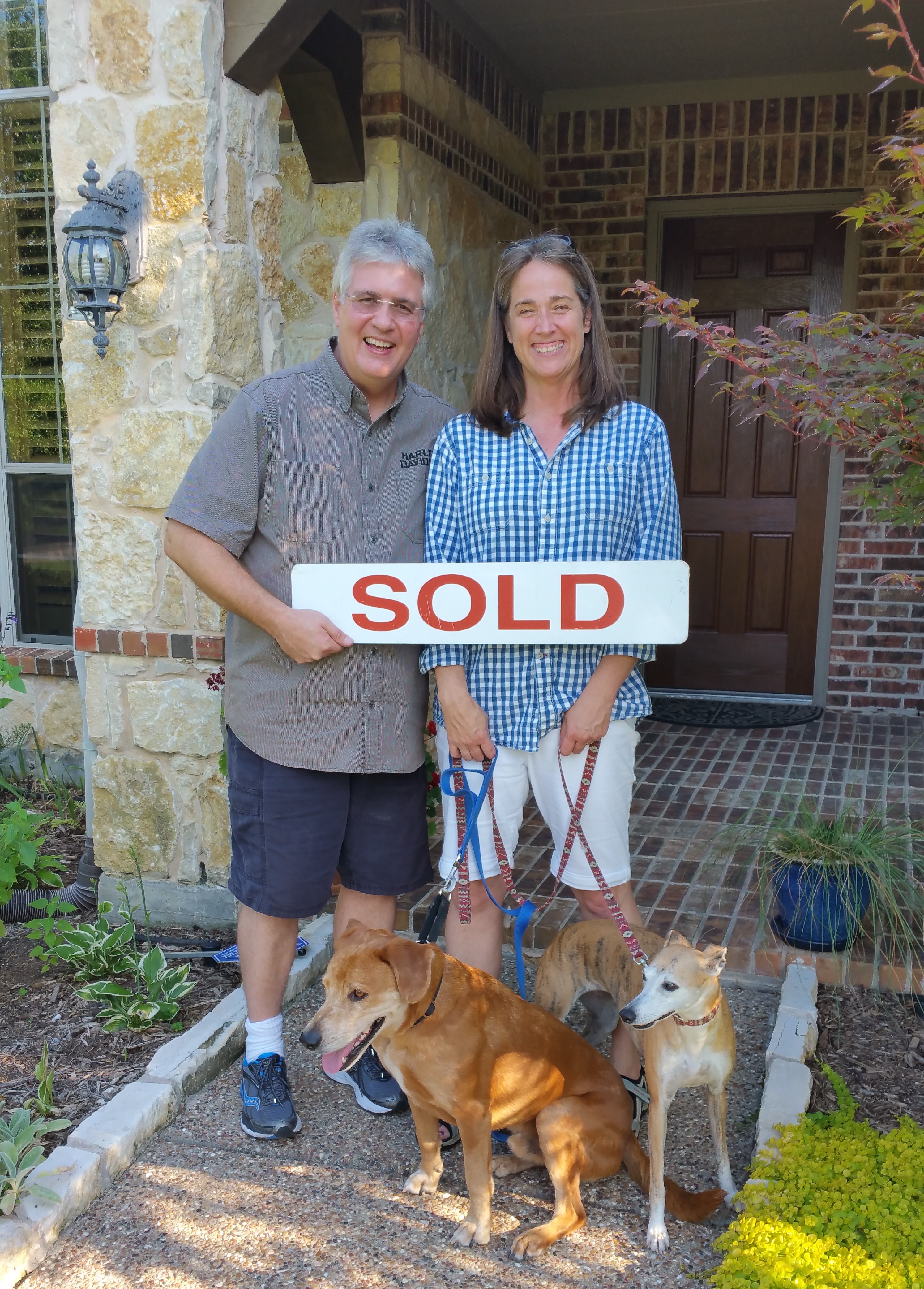 Pam did exactly what she promised, she sold our house!
