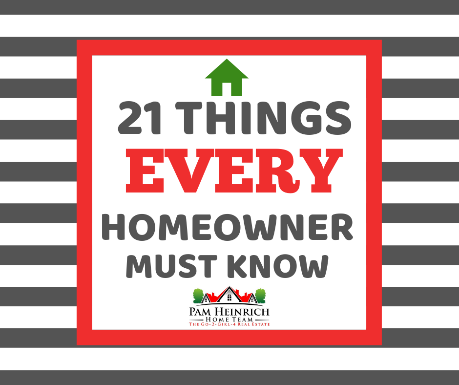 21 Things Every Homeowner Must Know
