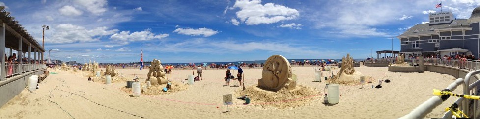 Hampton Beach, NH Sand Sculptures