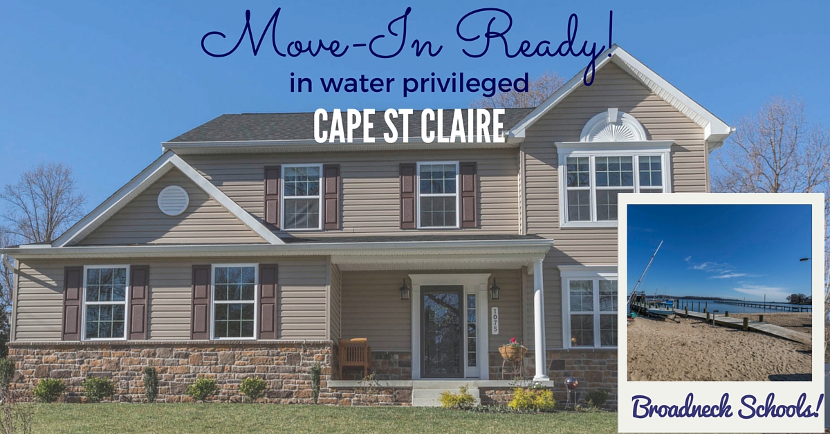 Enjoy Life by the Water in this Gorgeous Cape St. Claire Home