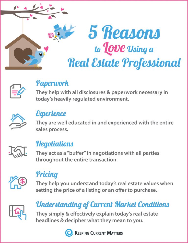 5 Reasons to Love Using a Real Estate Pro