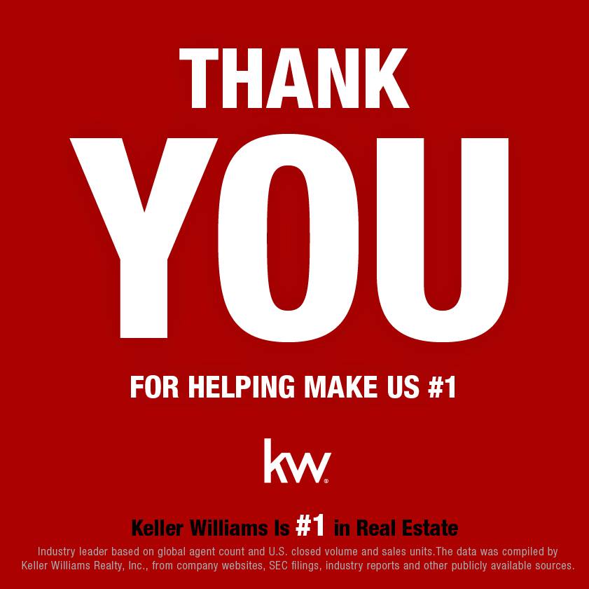 KELLER WILLIAMS REIGNS AS NO. 1 REAL ESTATE FRANCHISE IN THE U.S.