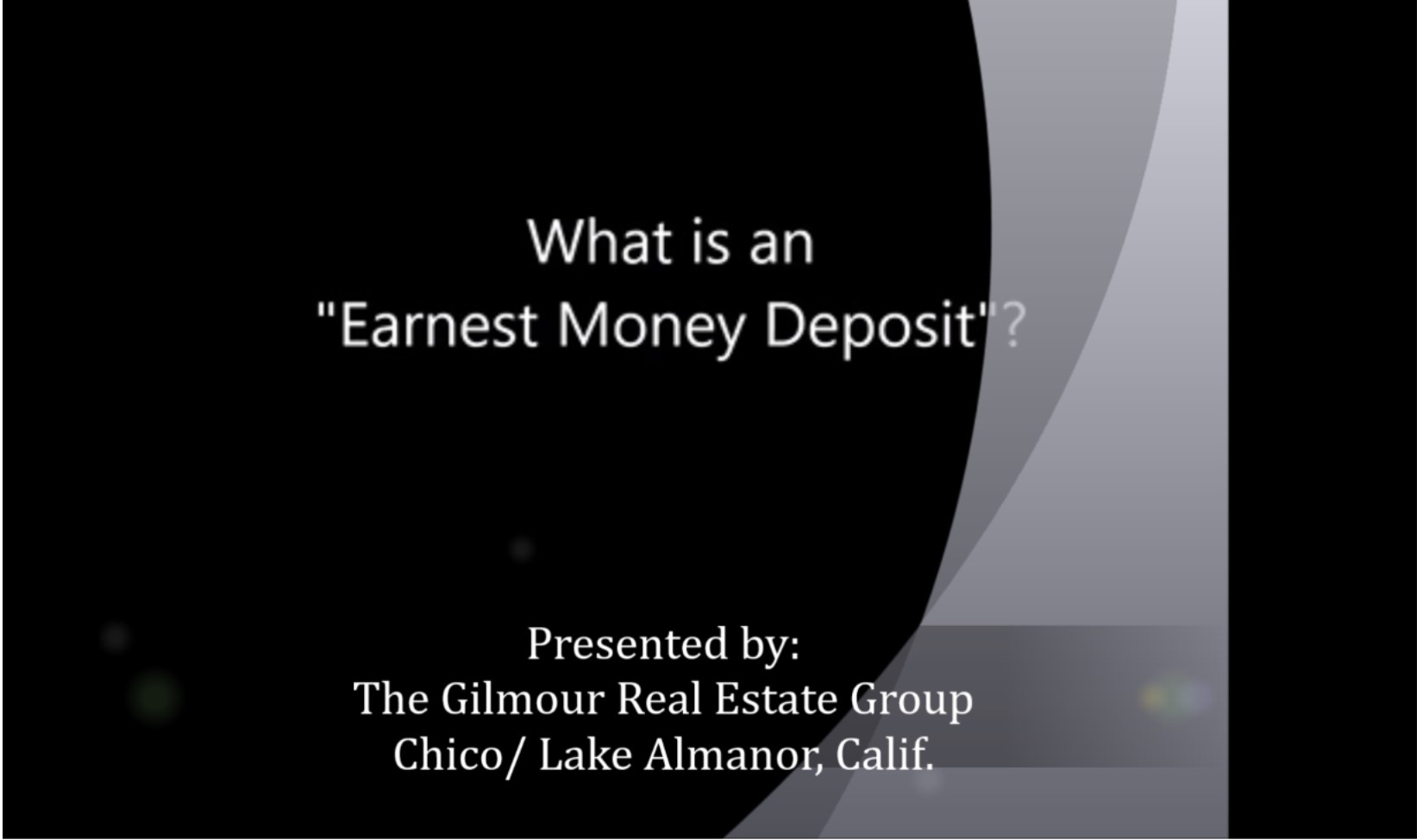 What is an Earnest Money Deposit?