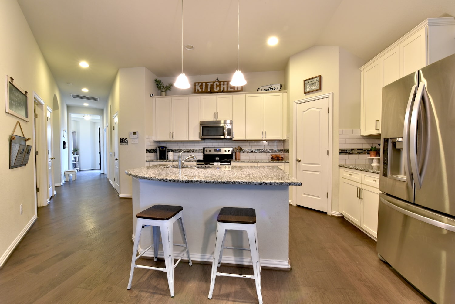 image of open kitchen for real estate photography austin