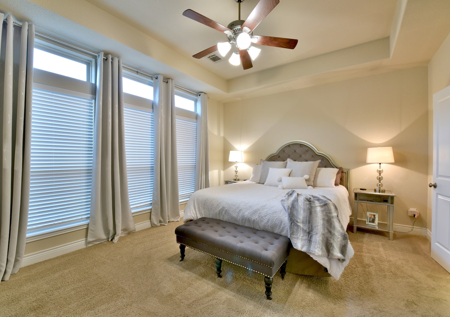 image of master bedroom for real estate photography austin