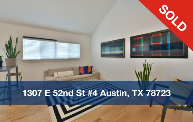image of sold Mueller area condo in east Austin by real estate agent jason d white