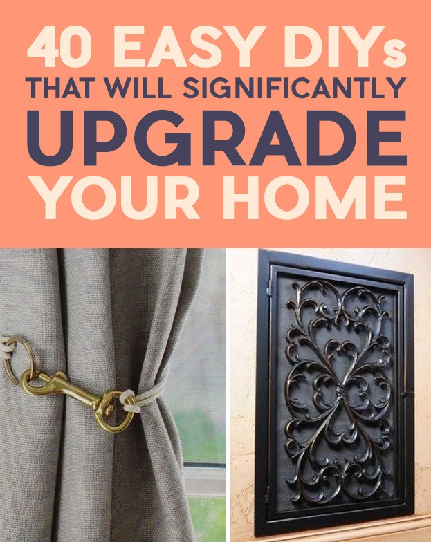 40 Easy DIYs That Will Instantly Upgrade Your Home