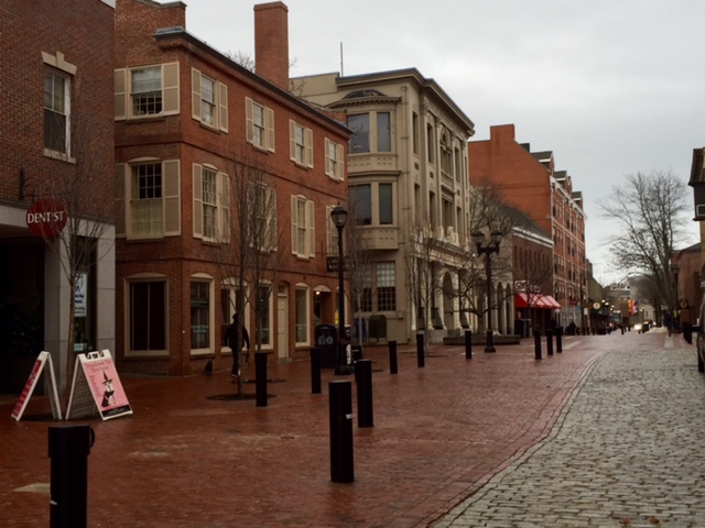 Pedestrian Mall on Essex Street Salem, MA