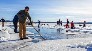 Ice Harvesting for Summer Camp on Squam Lake