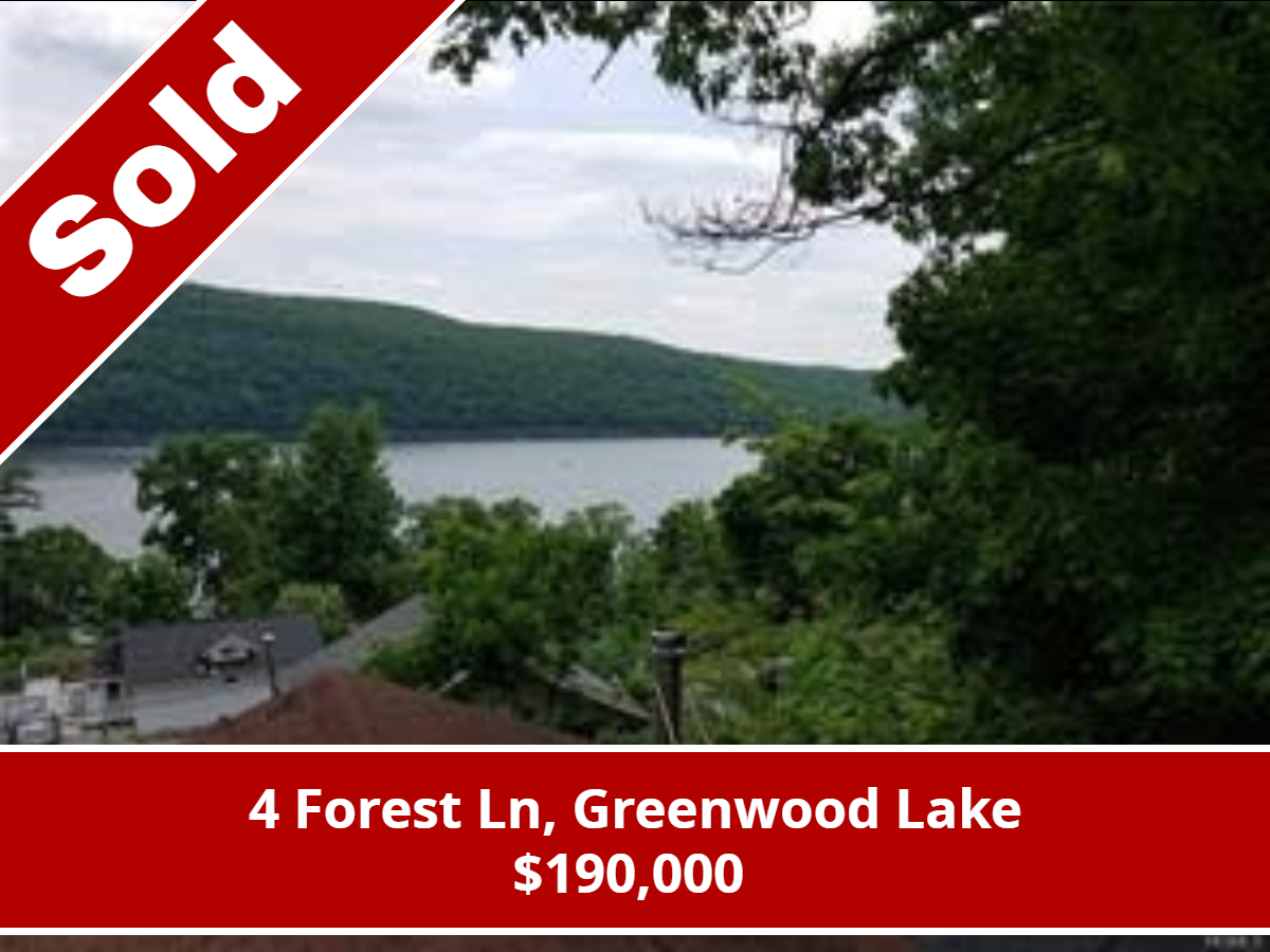 Home For Sale Greenwood Lake