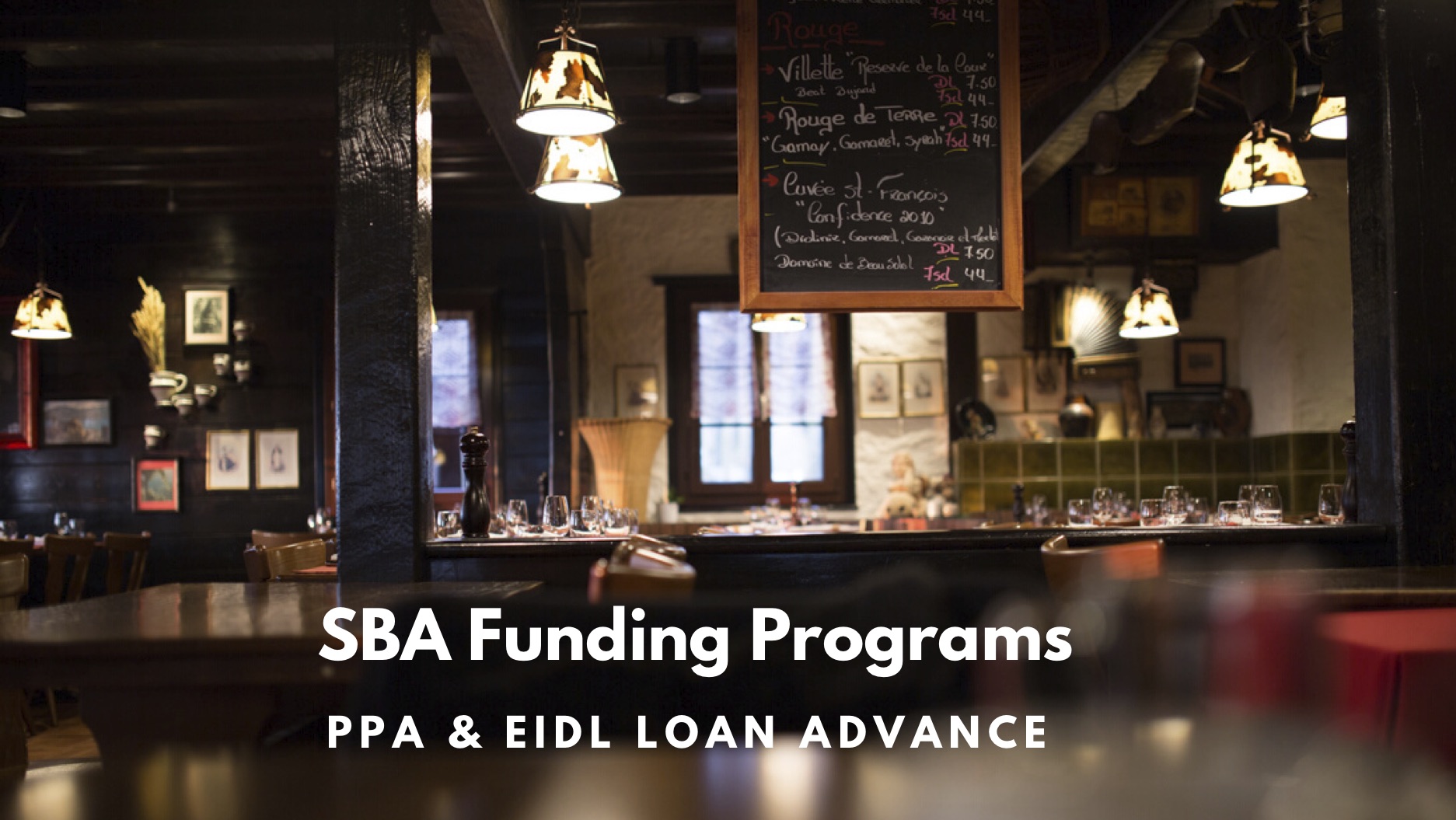 SBA Funding Programs