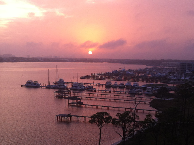 Back Bay sunset
