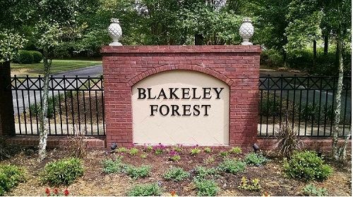 Blakely Forest sign