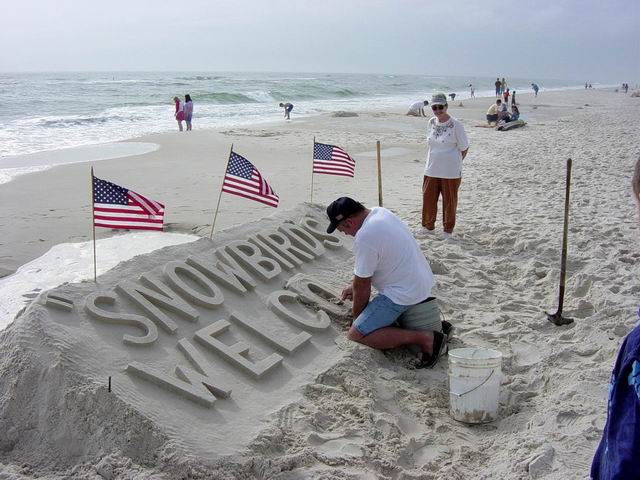 Snowbirds for Gulf Shores and Orange Beach