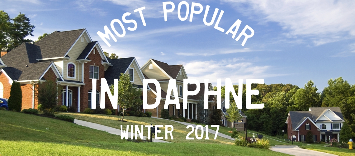 Most Popular Neighborhoods in Daphne AL - Winter 2017