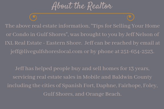 Signature - Tips for Selling Your Home or Condo in Gulf Shores