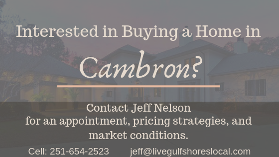 Buying in Cambron? Call Jeff Nelson