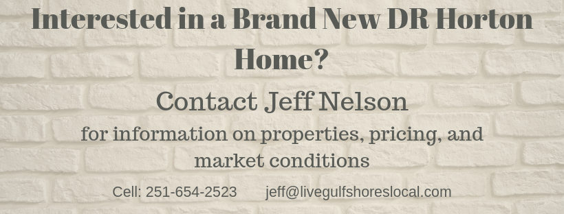 Buying a DR Horton Home?  Contact Jeff Nelson
