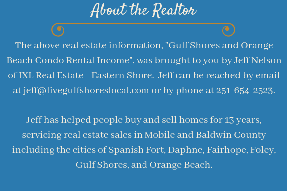 Signature - Gulf Shores and Orange Beach Rental Income
