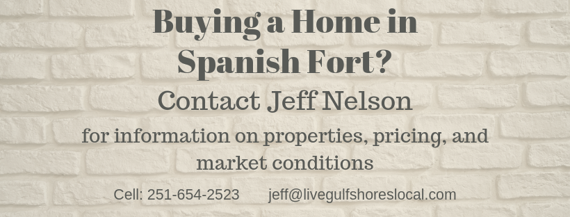 Buying in Spanish Fort?  Jeff Nelson