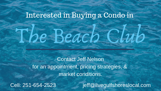 Buying at The Beach Club?  Contact Jeff Nelson