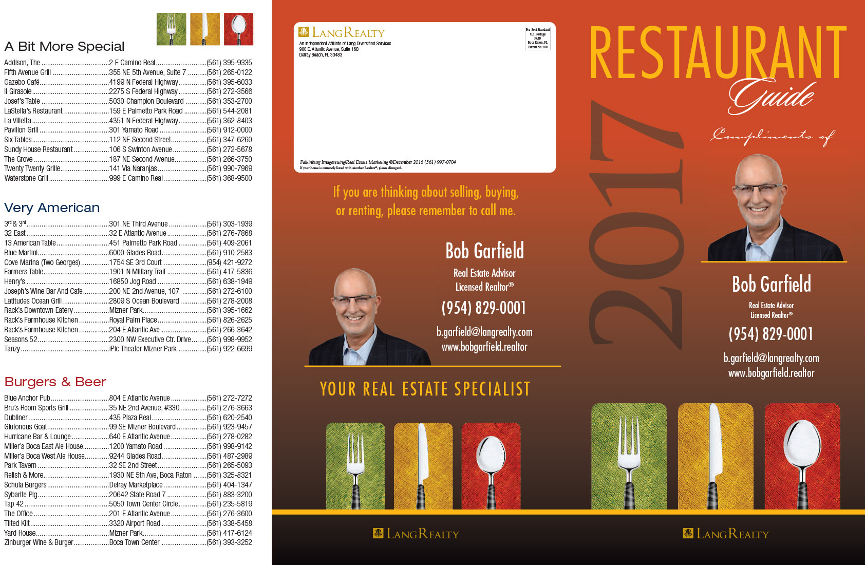Restaurant Guide, Delray Beach, Boca Raton