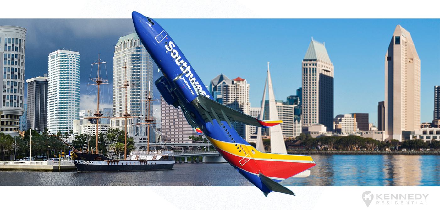 Tampa Getting New Nonstop Flight to California