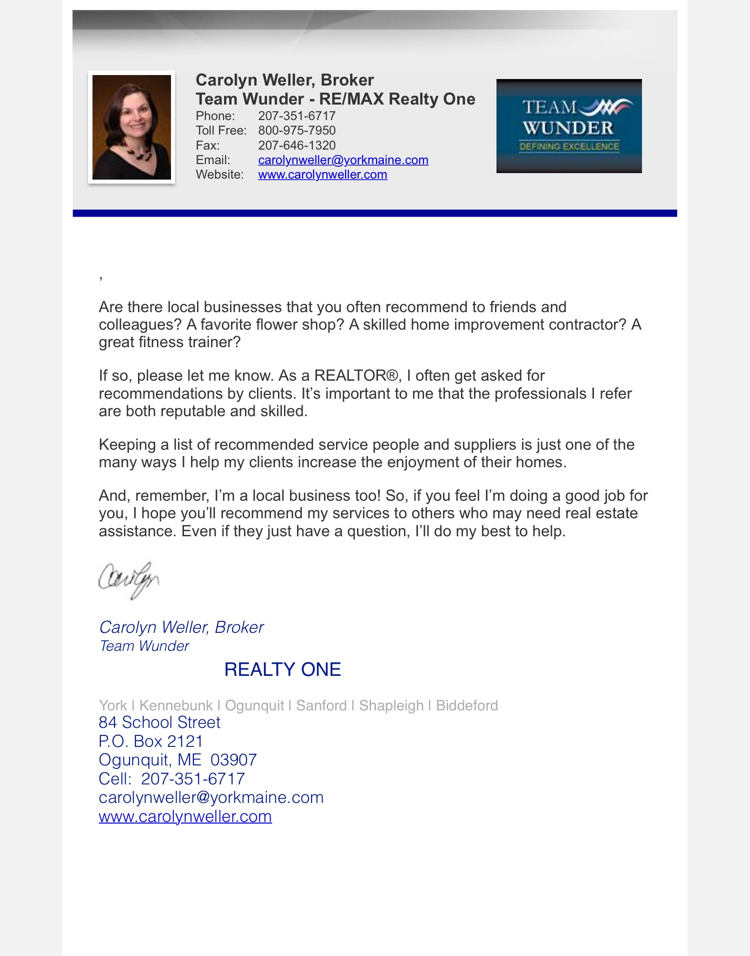 October Newsletter