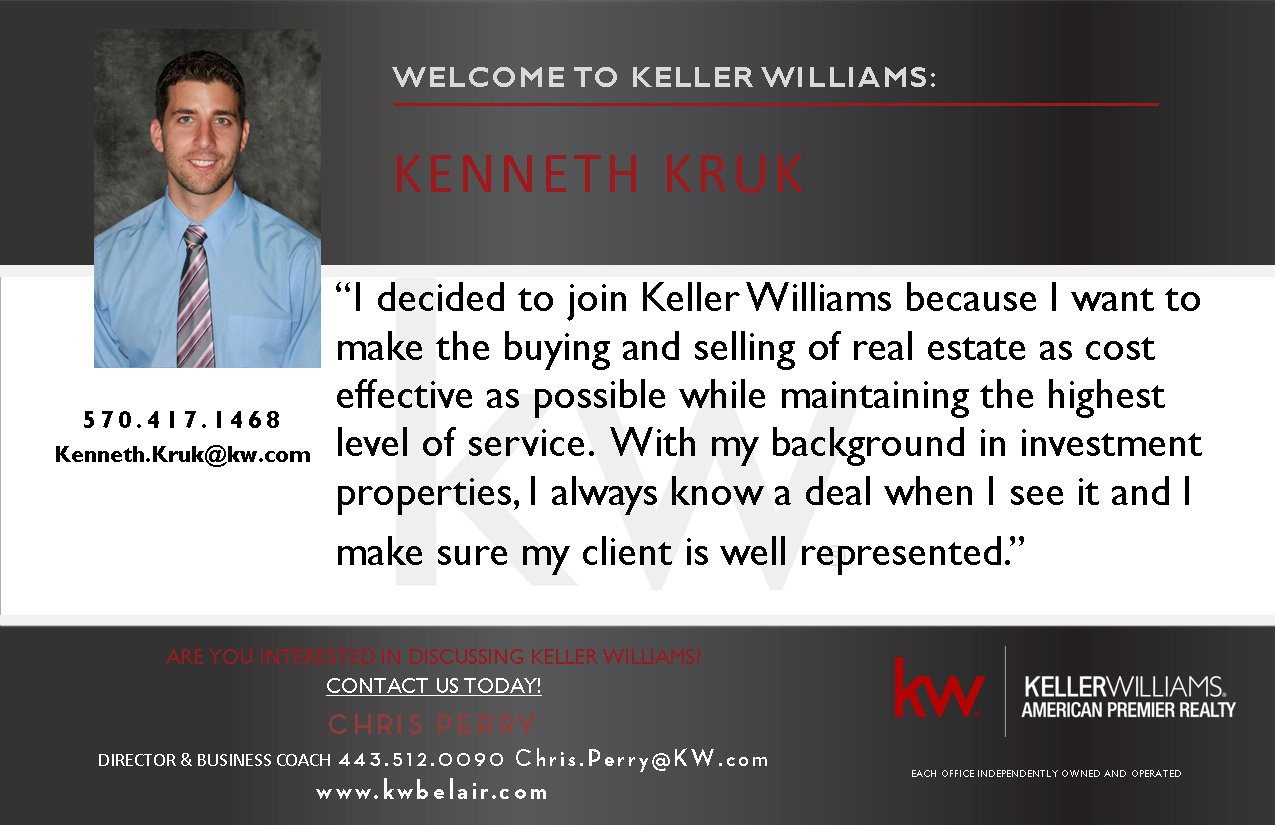 Ken Kruk Joins Keller Williams