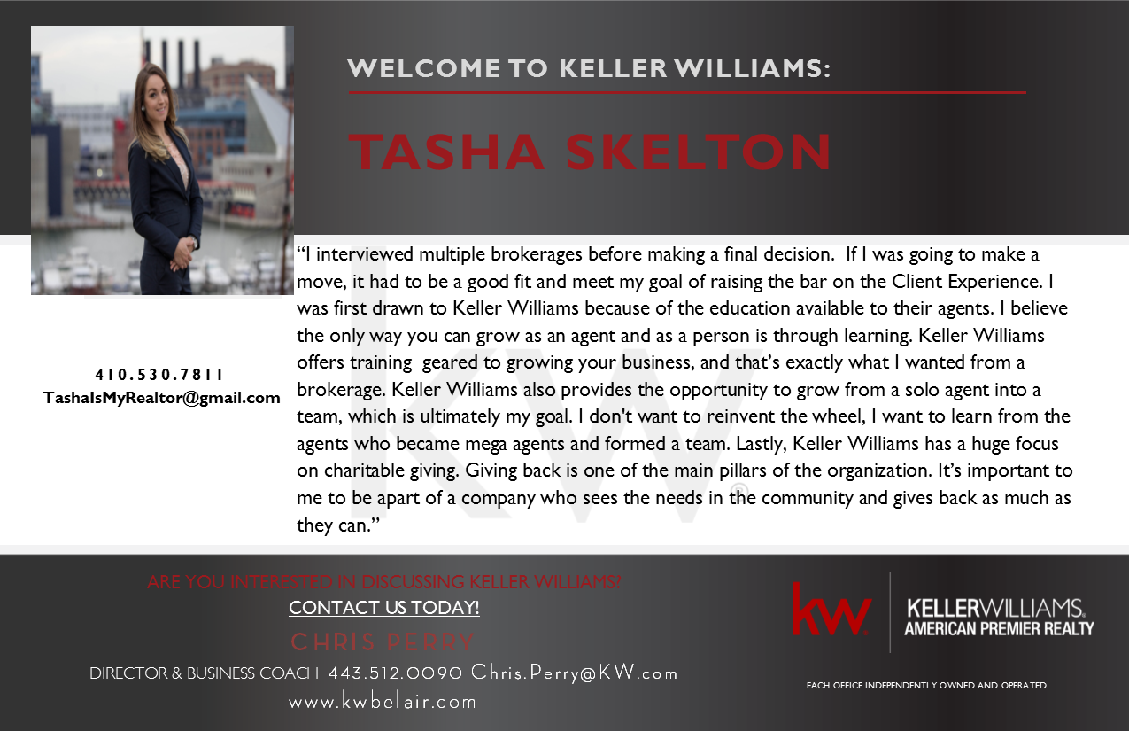 Tasha Skelton Joins Keller Williams