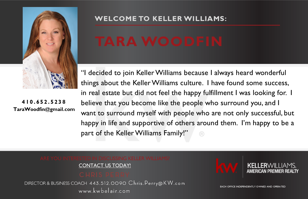 Tara Woodfin Joins Keller Williams