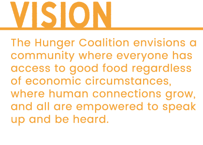 Double Your Donation to the Hunger Coalition 