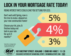 Don’t wait, lock in your mortgage rate today!
