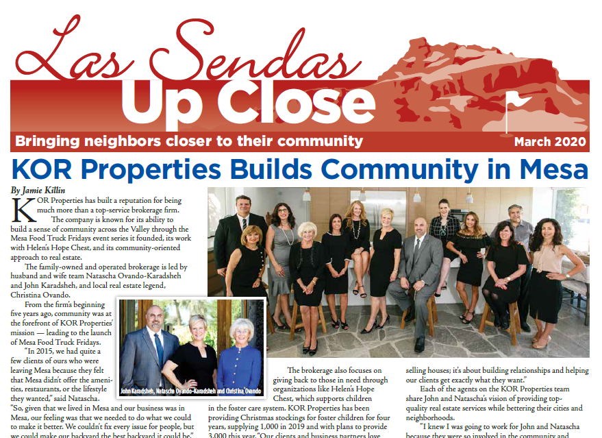 KOR Properties Builds Community in Mesa
