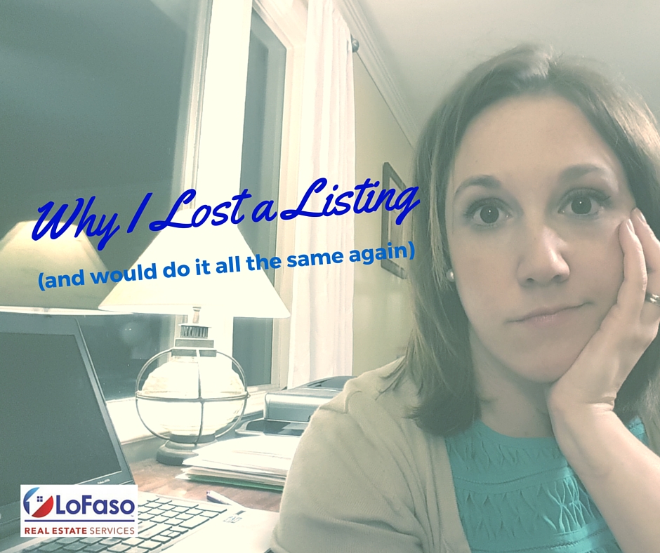 Why I Lost a Listing