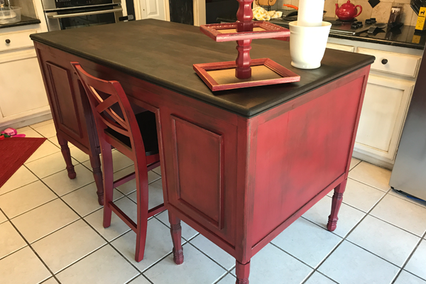 Diy Kitchen Island Elaine White Homes Flower Mound Tx Creative Diy Kitchen Island Project