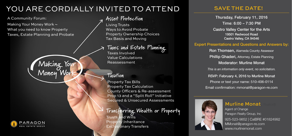 Making Your Money Work – An Invitation from Murline