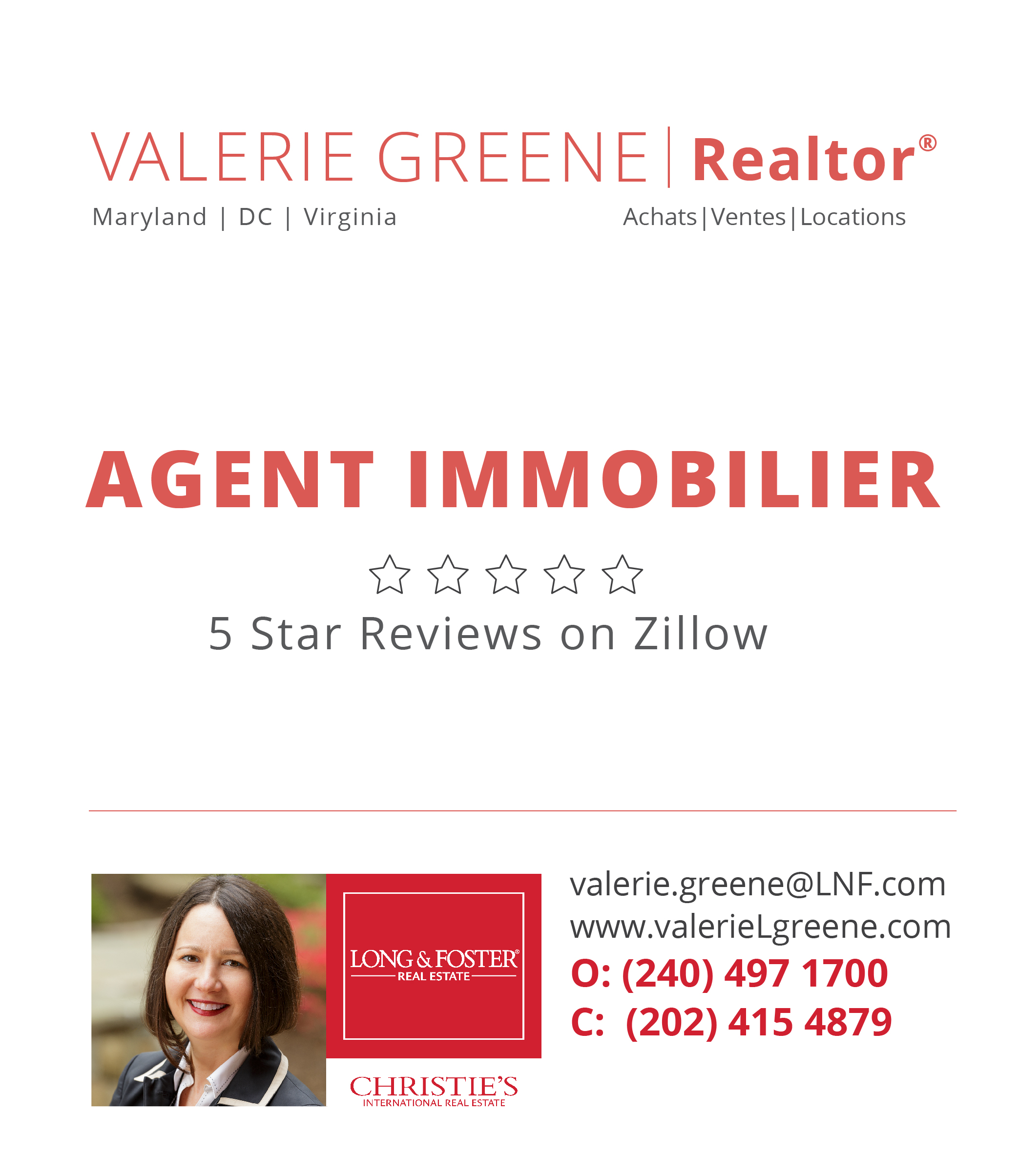 Agent Immobilier Francais sur Washinton, DC & Maryland