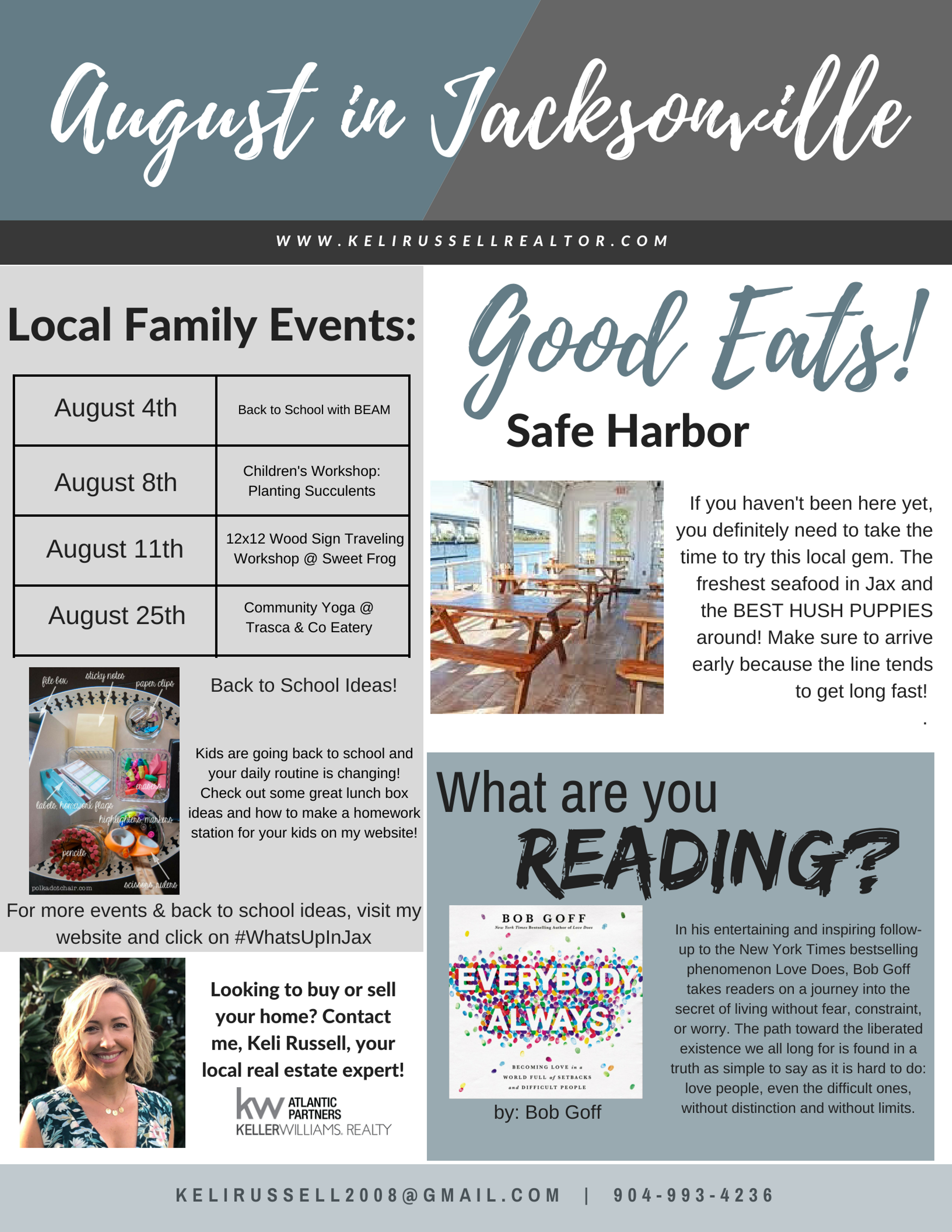 August Print Newsletter Keli Russell Keller Williams Atlantic Partners