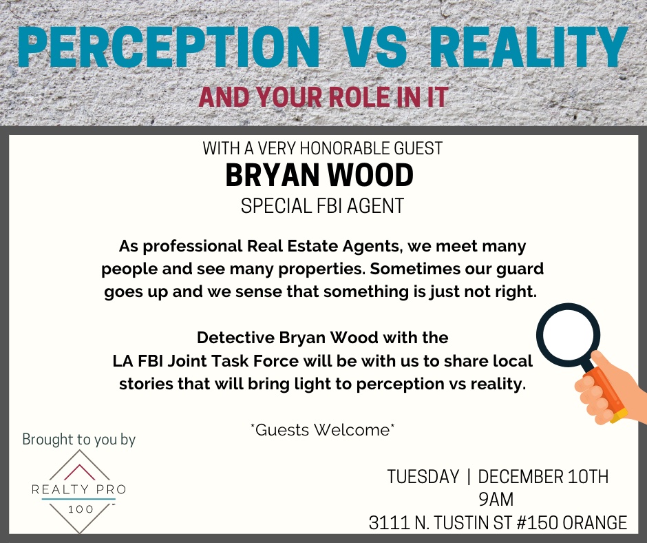 “Threat Awareness & Reporting” with FBI Agent Bryan Wood