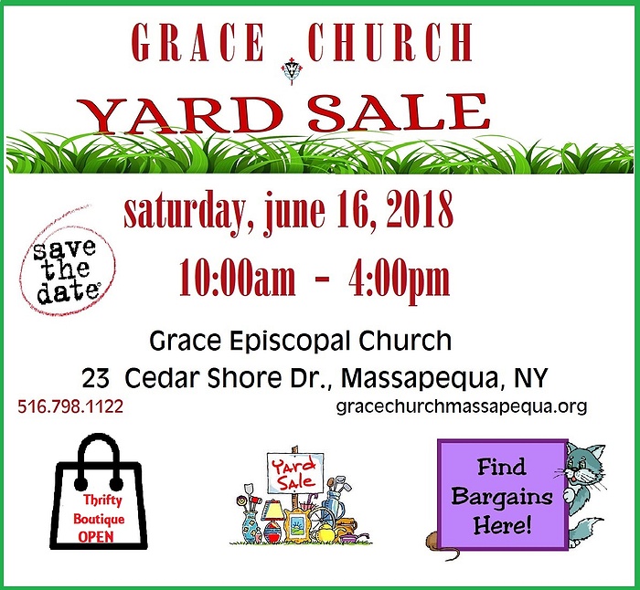 Grace Church Yard Sale - this Saturday....