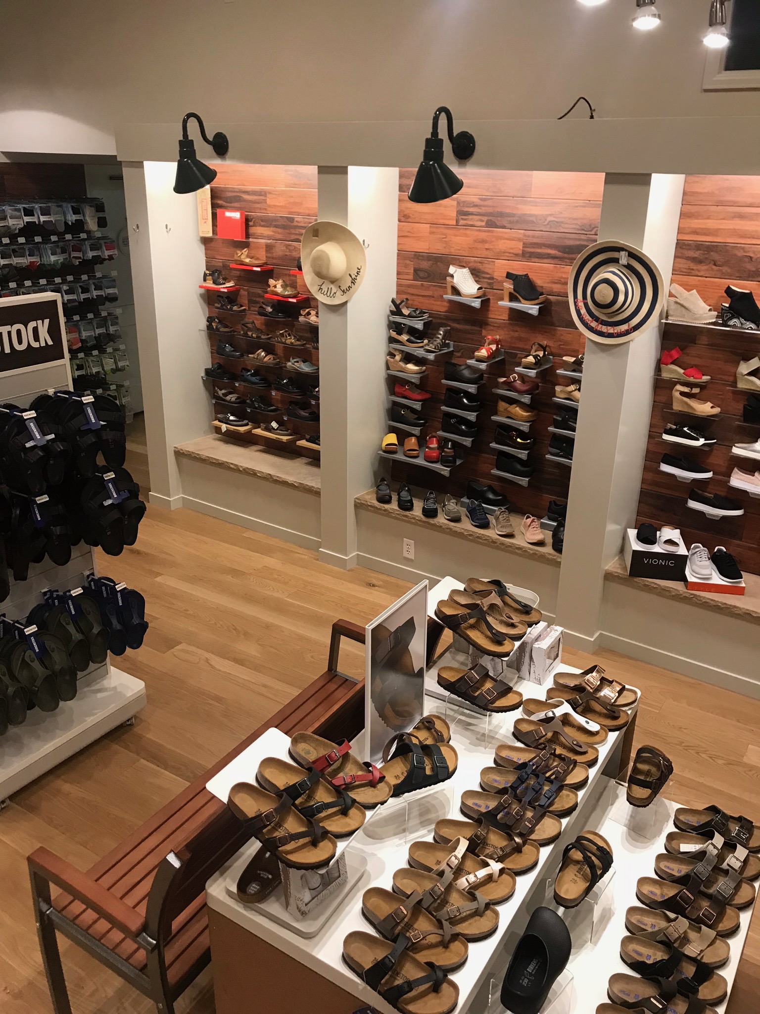 Stroll into The Pedestrian Shops for comfy shoes